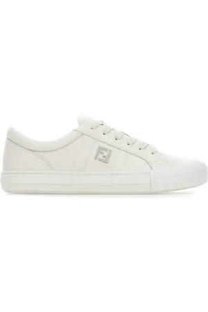 Fendi White leather Domino sneakers