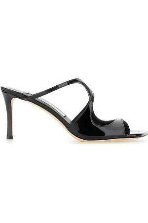 Jimmy Choo Black leather Anise mules