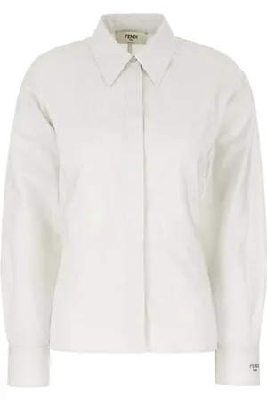 Fendi Printed poplin blouse