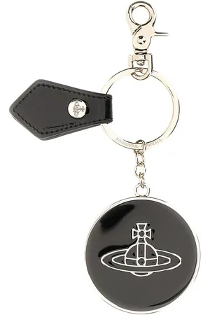 Vivienne Westwood Silver metal Orb key ring