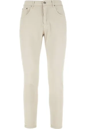Dondup Light grey stretch denim jeans