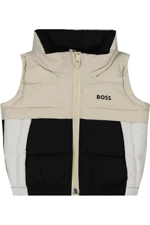 HUGO BOSS Baby Unisex Bodywarmer In Licht Beige