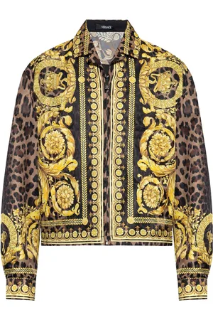 VERSACE Jackets Chestnutgold