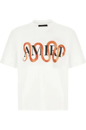 AMIRI Ivory cotton oversize t-shirt