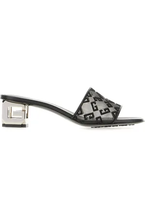 Givenchy Black mesh mules