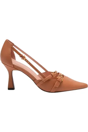 Coccinelle With Heel Leather Brown