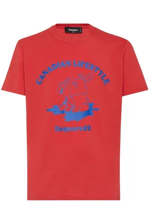 Dsquared2 T-Shirts And Polos Red