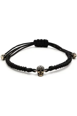 Alexander McQueen Pave Skull Bracelet