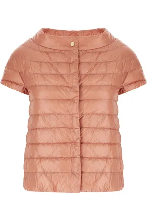 HERNO Pink polyester down jacket