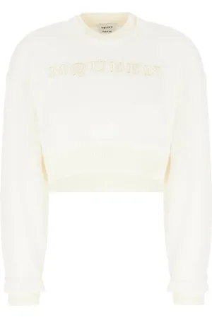Alexander McQueen Ivory cotton sweatshirt
