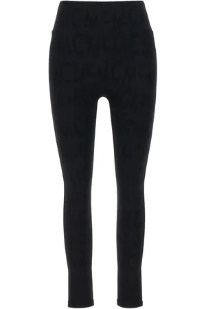 MCM Black stretch nylon leggings