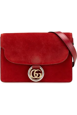 Gucci 2000-2015 Small Suede GG Ring Torchon Crossbody