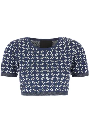 Givenchy Embroidered viscose blend top