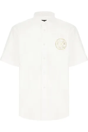 VERSACE White poplin shirt