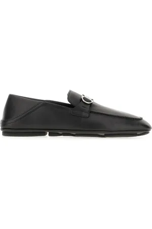 Salvatore Ferragamo Black leather Bahrein loafers