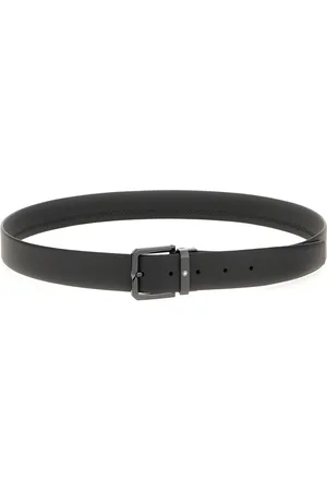 Montblanc Black leather belt