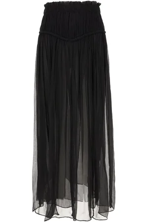 Isabel Marant Black silk skirt