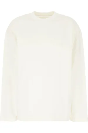 Jil Sander Ivory cotton oversize t-shirt