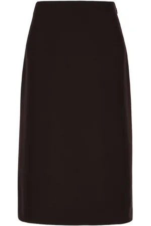 Fendi Aubergine wool skirt
