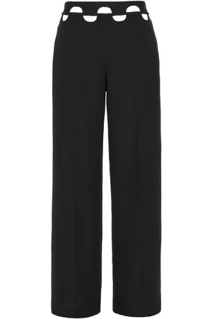 DION LEE Black stretch nylon pants