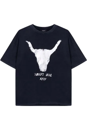 Alix the label Ladies Knitted Silver Bull T-Shirt