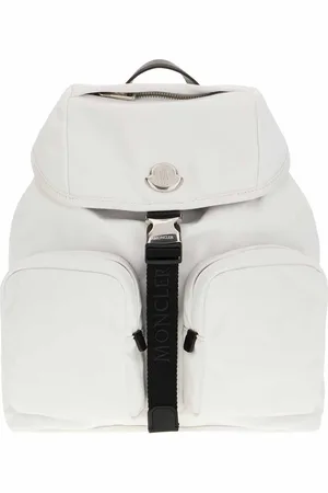 Moncler White nylon backpack