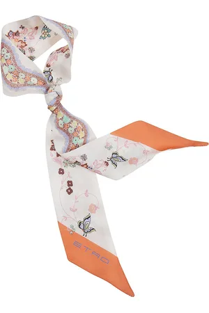 Etro Paislina Scarf White