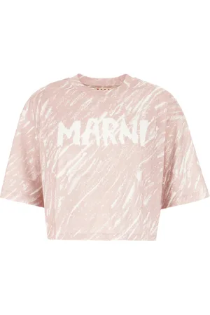 Marni Printed cotton oversize t-shirt