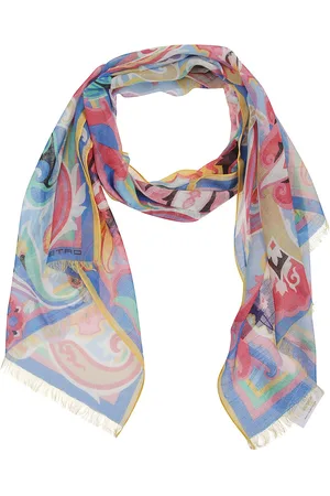 Etro Tosca Scarf Blue