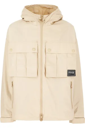 VERSACE Cappuccino cotton jacket