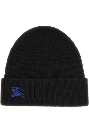 Burberry Black cashmere beanie hat