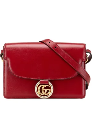 Gucci 2000-2015 Small Textured Calfskin GG Ring Torchon Crossbody