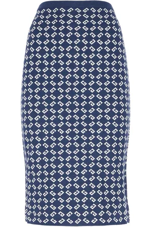 Givenchy Embroidered viscose blend skirt