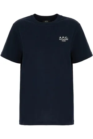 A.P.C. Midnight blue cotton t-shirt