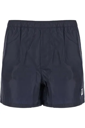 VALENTINO Navy blue nylon swimming shorts