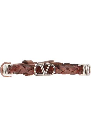 VALENTINO Brown leather bracelet