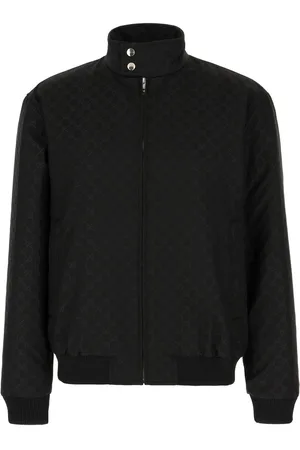 Gucci Black polyester blend bomber jacket