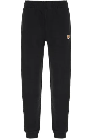 Maison Kitsuné Black cotton jogging