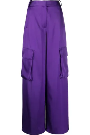 VERSACE Trousers Purple