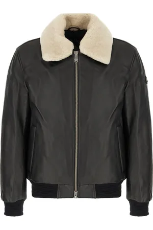 Moose Knuckles Black synthetic leather jacket