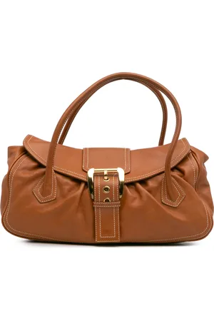 Céline 2000 Leather Buckle Handbag