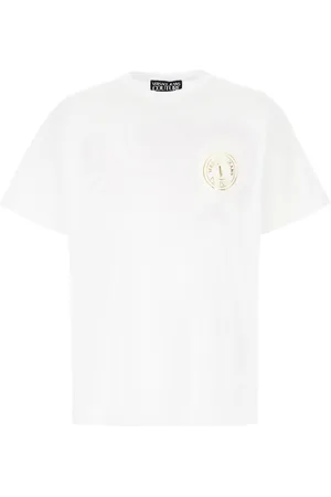 VERSACE White cotton t-shirt
