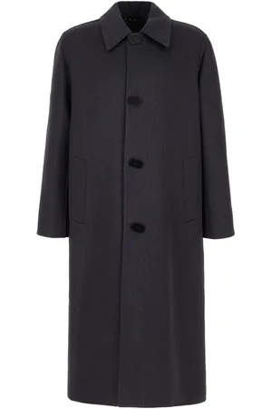 Fendi Dark grey wool blend coat