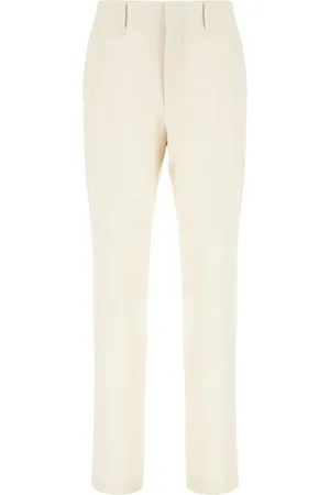 Fendi Ivory wool pants