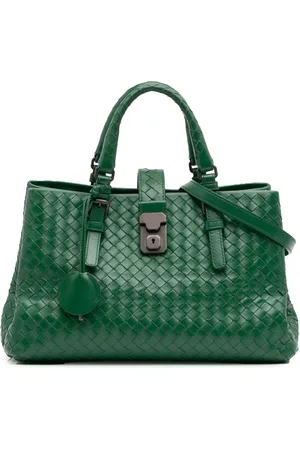Bottega Veneta 2012-2024 Small Nappa Intrecciato Roma Satchel
