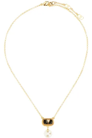 VALENTINO Gold metal necklace