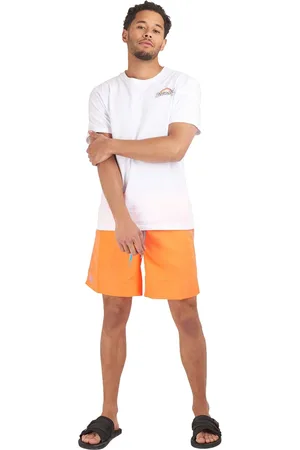Sundek Orange Swimshort Blue Stripe