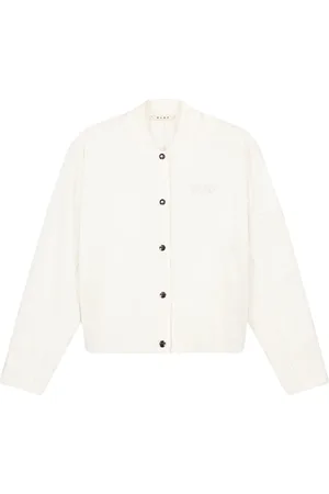 ØLÅF Sun Denim Bomber Jacket Bomberjacks Off White W210502