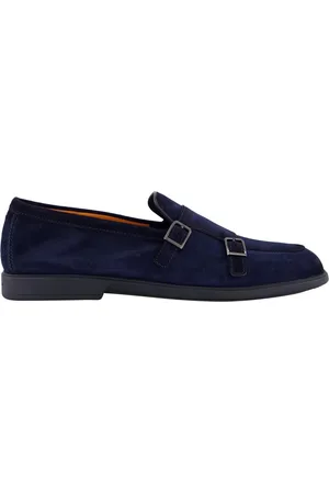 santoni Heren Double-Buckle Loafer