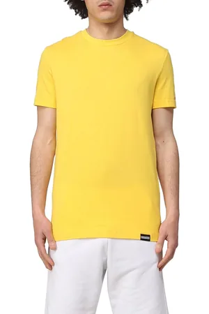 Dsquared2 Logo Sleeve T-shirt Yellow